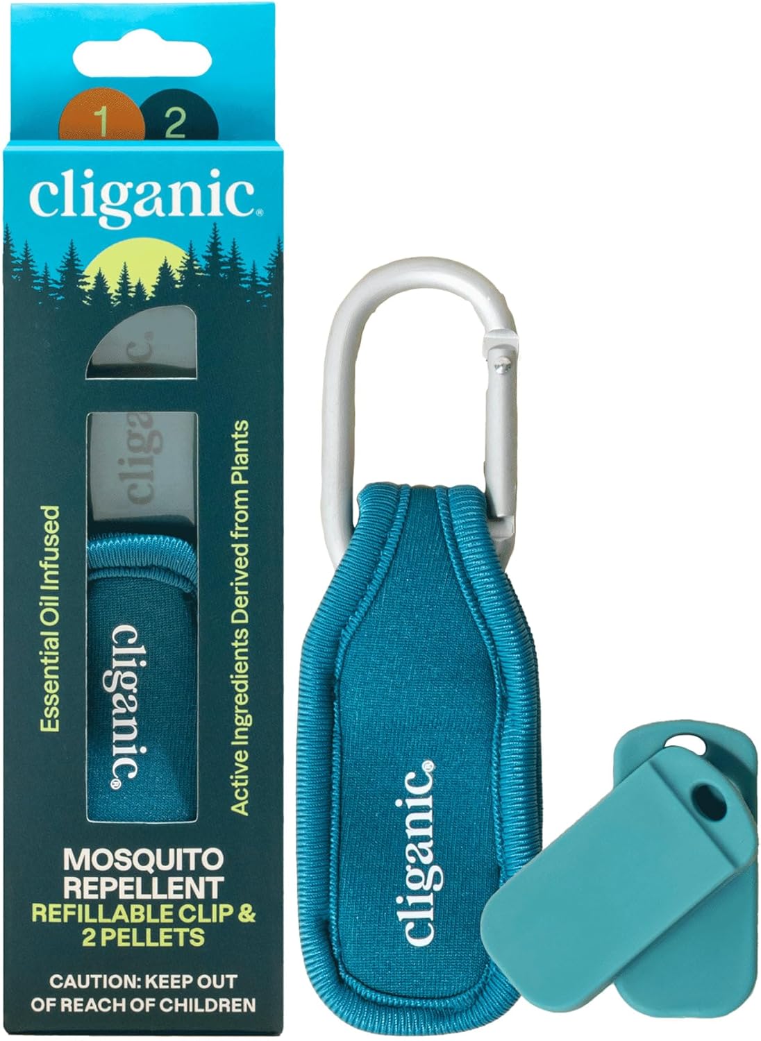 $9.99 Cliganic Mosquito Repellent Pack Clip + 2 Refill Pelle deal at Amazon