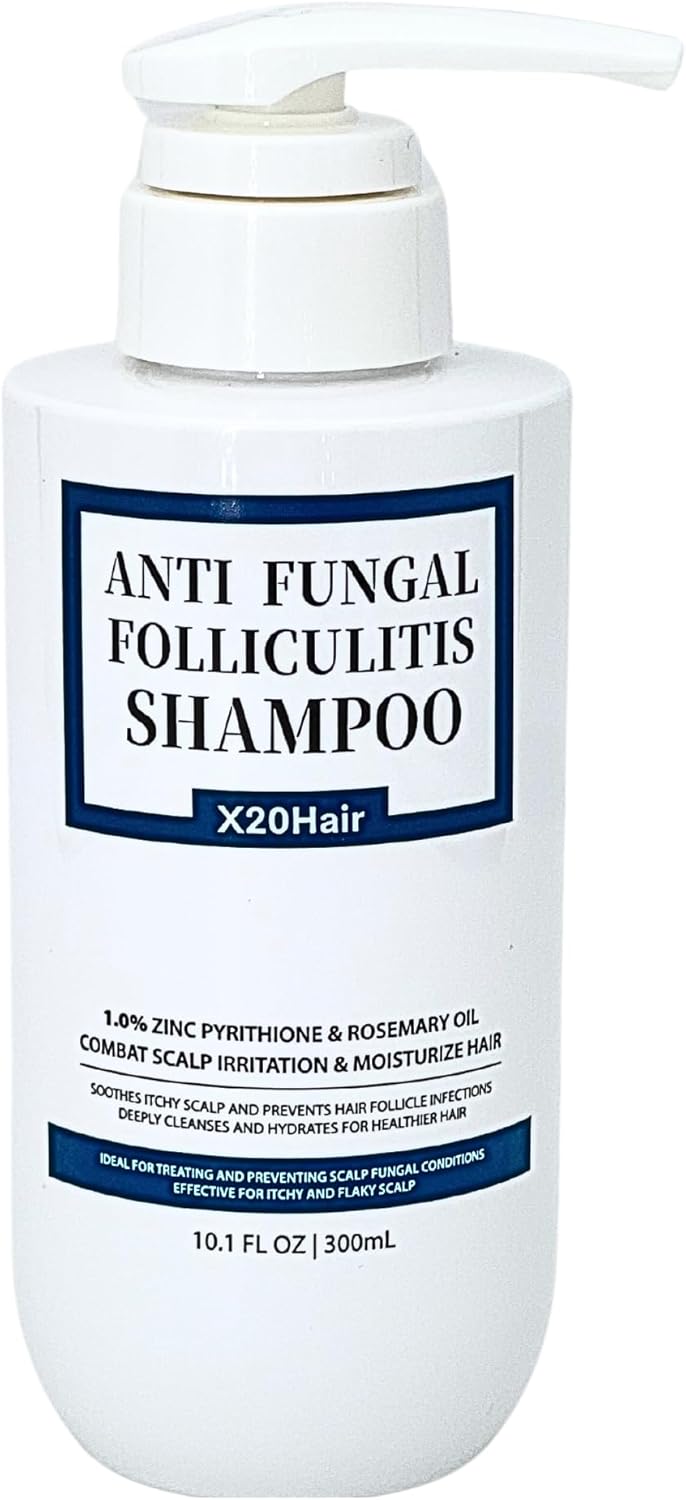 X20Hair Folliculitis Shampoo 10.1 FL Oz bottle on Amazon sale