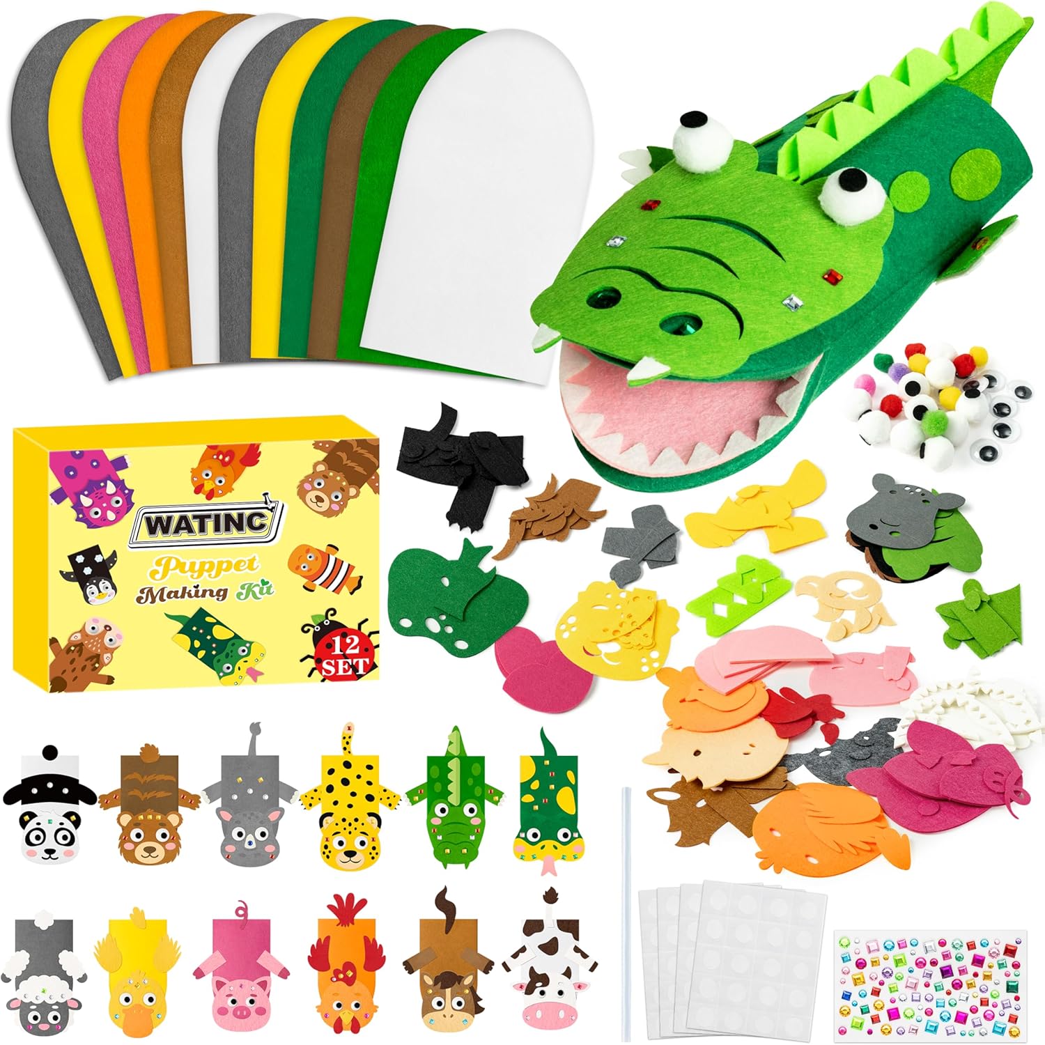 12 Piece Hand Puppet Kit Only $9.99 (Reg. $21.99) at Amazon