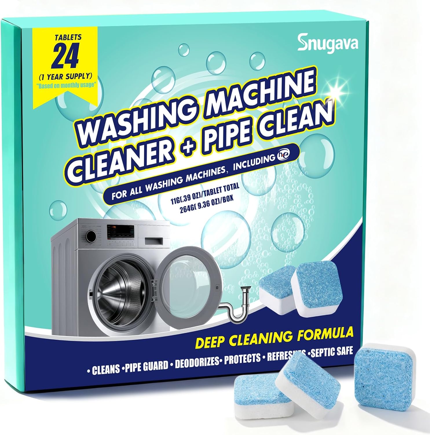 Washing Machine Cleaner Tablets Only $6 at Amazon