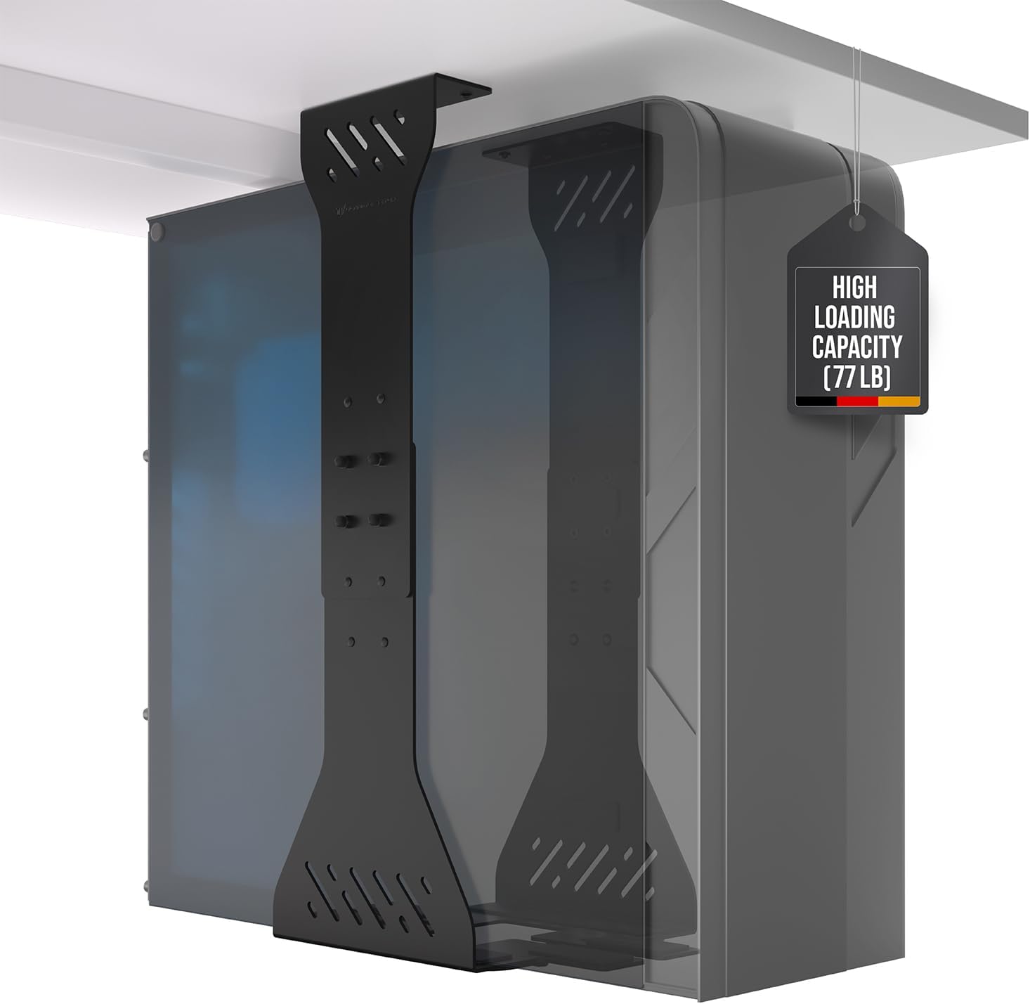 Heavy Duty Under Desk PC Holder – Up to 77 lbs Load Capacity deal at Amazon