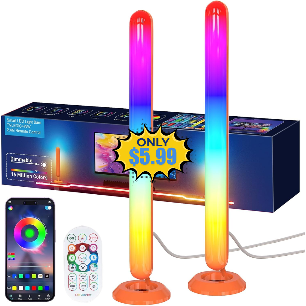 Smart ICRGB LED Lights Bars Deal: Save 47%