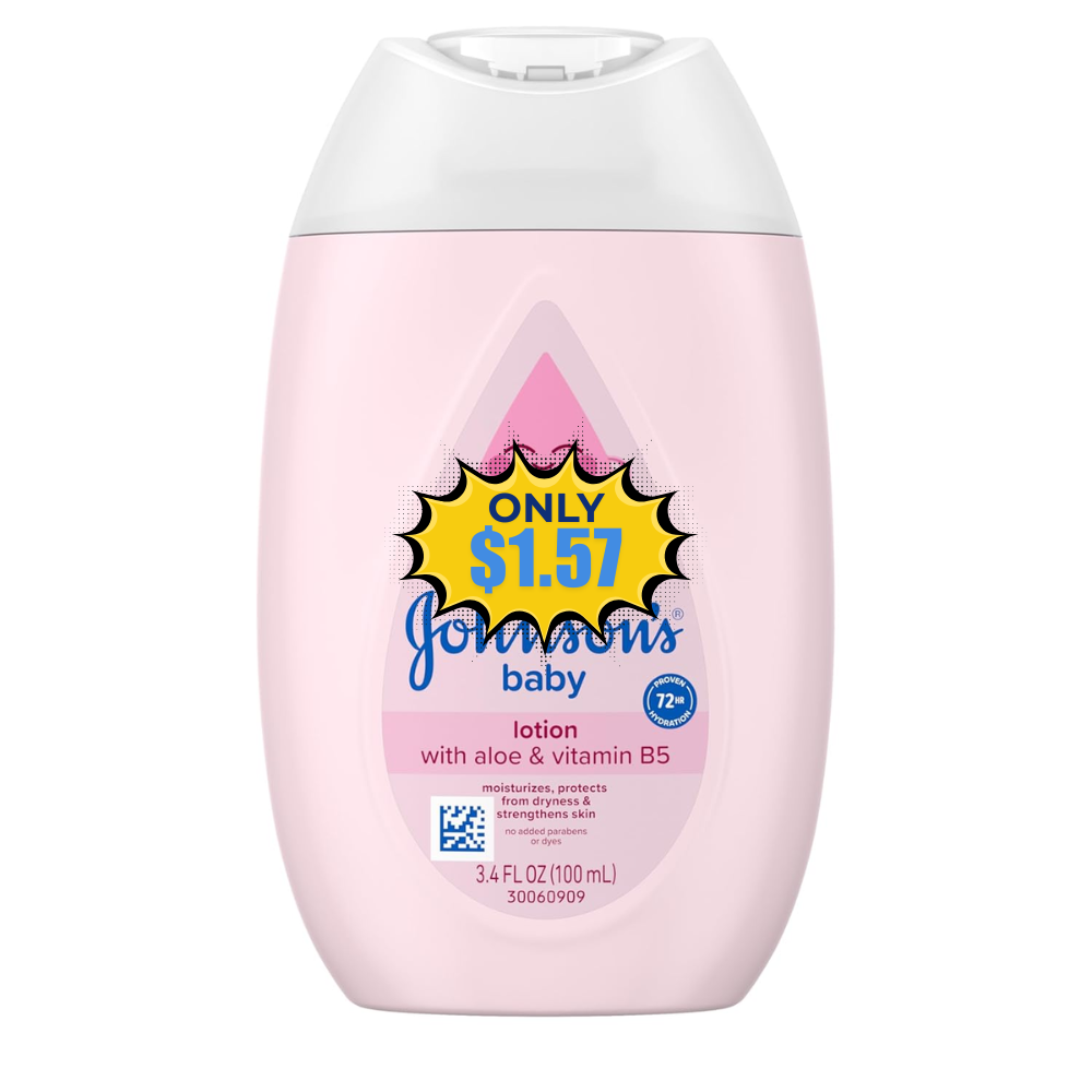 Johnson’s Baby Lotion Deal: Save 44%