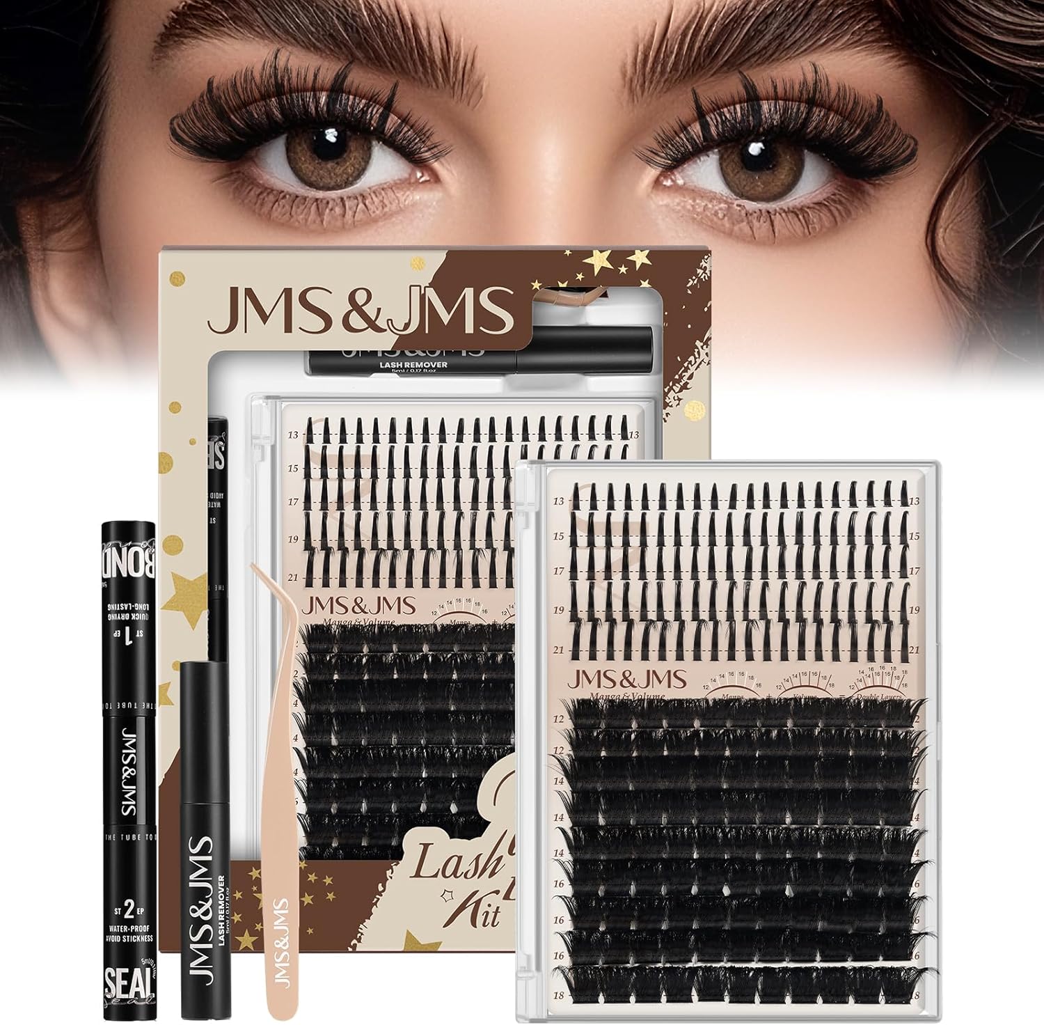JMS&JMS Manga Lash Clusters Kit on Amazon
