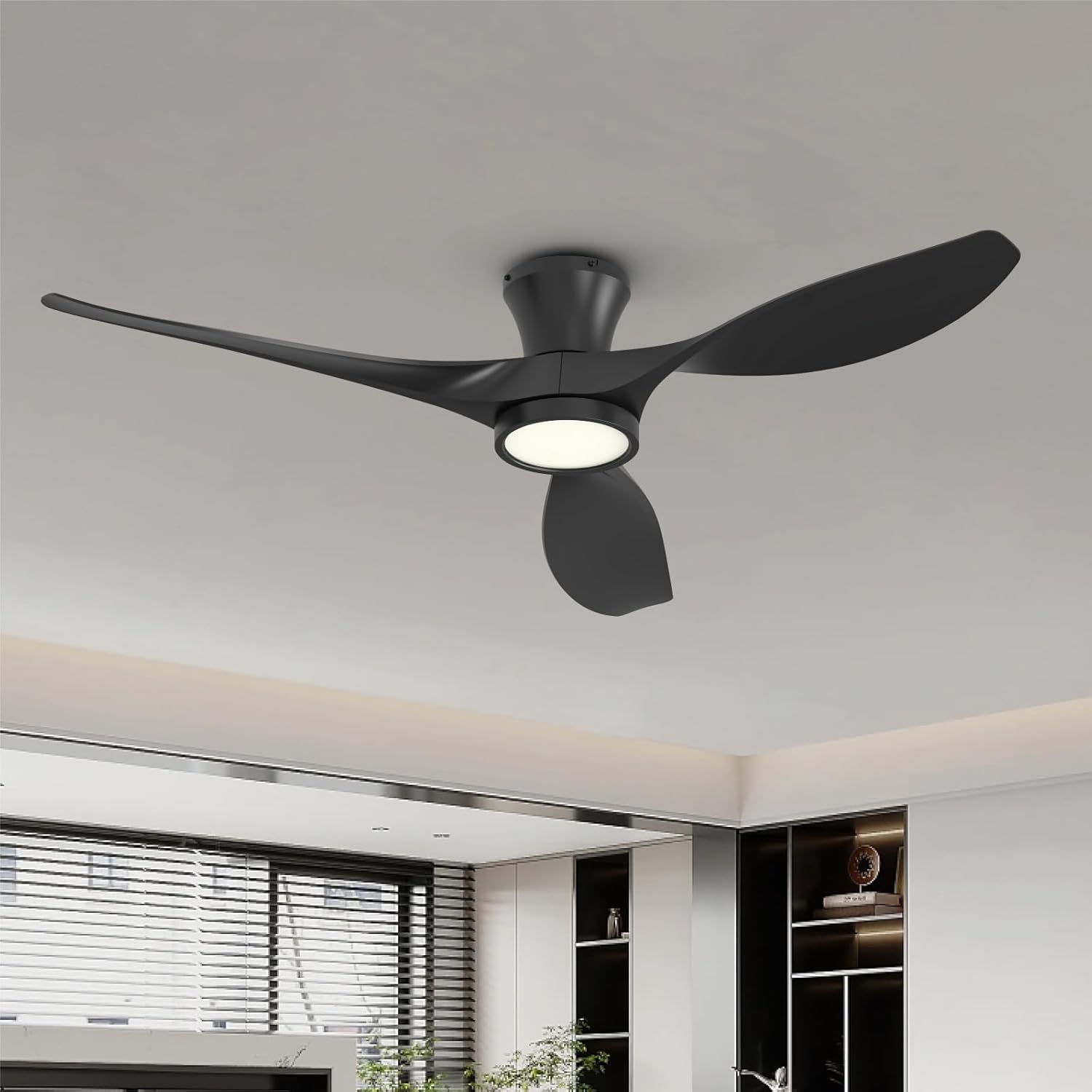 TALOYA 52 Inch Ceiling Fan with LED light and remote control on Amazon
