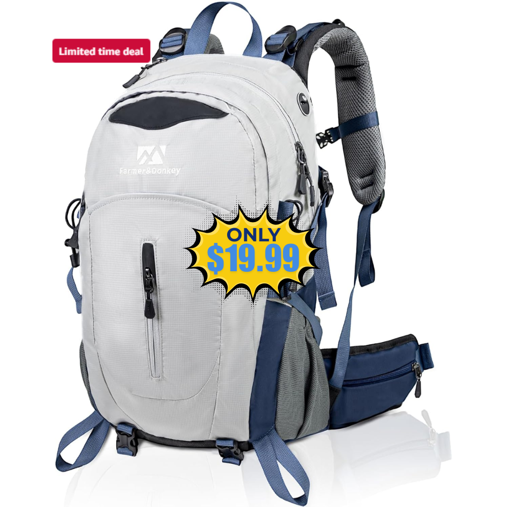 Farmer&Donkey Hiking Backpack 40L Deal: Save 60%