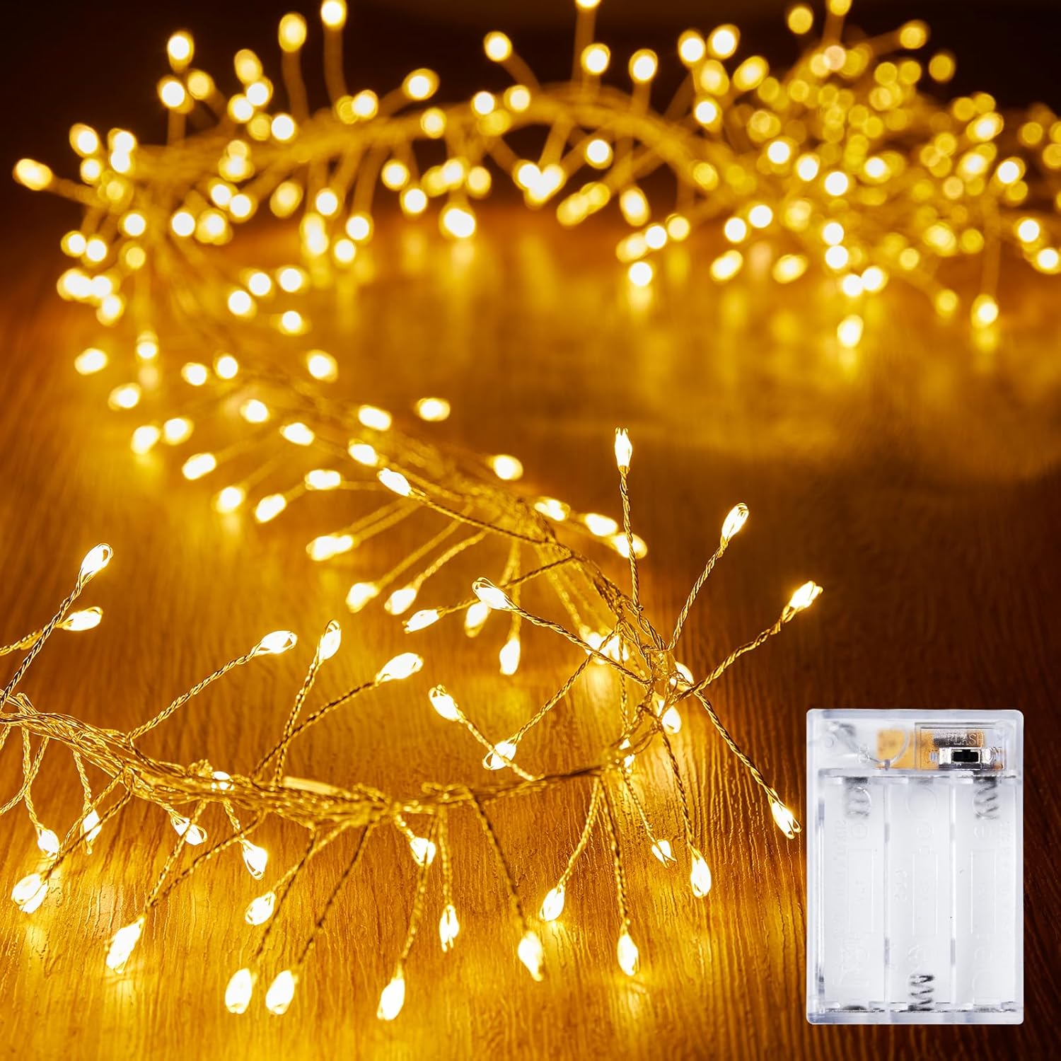 Brightown 120 LED battery-operated fairy lights on Amazon