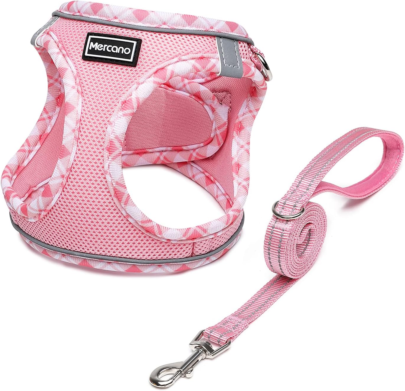 Mercano Soft Mesh Dog Harness and Leash Set, Step-in Reflect deal at Amazon