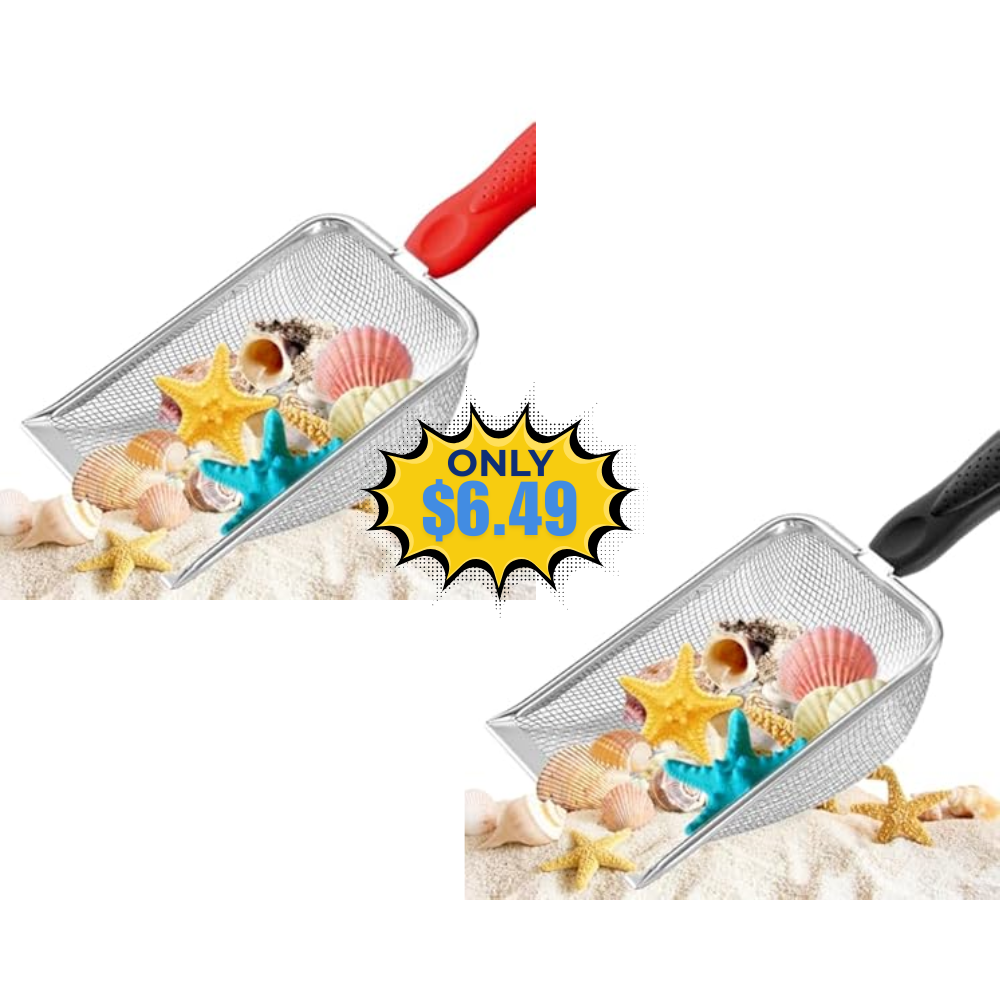 Beach Mesh Shovel Promo: Save with Code AA6TET4X