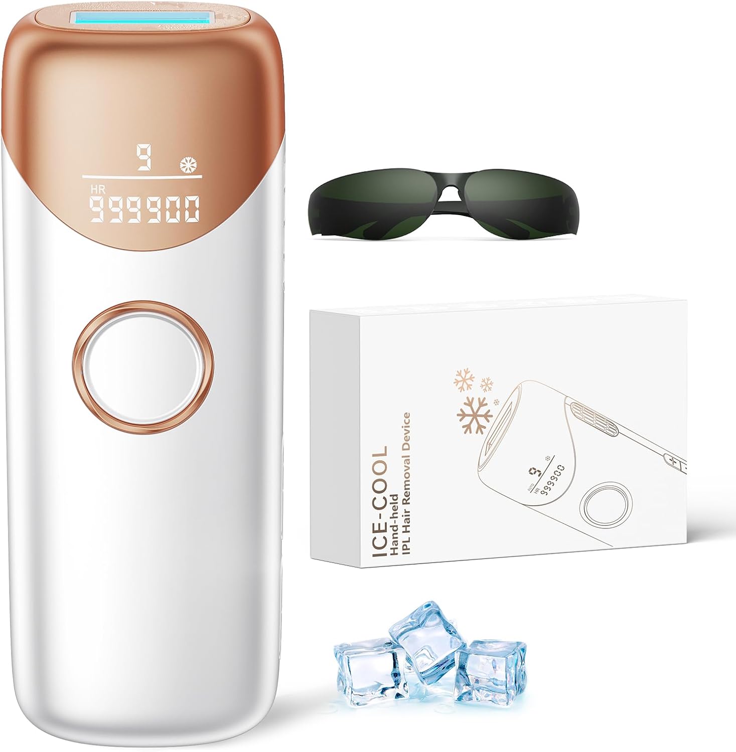 Ubroo IPL Hair Removal Device with 5℃ Ice Cooling on Amazon