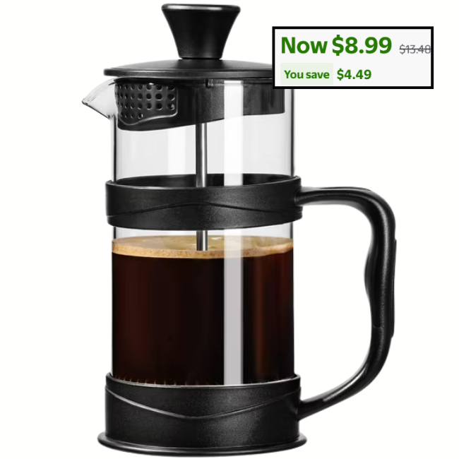 French Press Coffee/Tea Maker Deal: Save $4.49 at Walmart