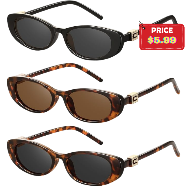 Retro Oval Cat Eye Sunglasses Deal: Save 40%