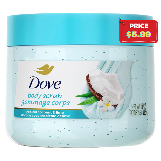 Dove Moisturizing Body Scrub Deal: Save with Clip Coupon