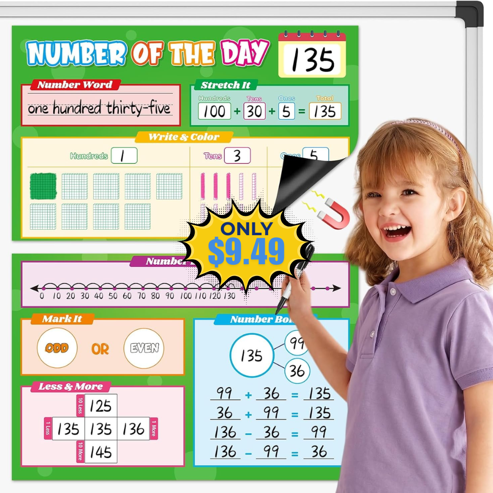 Giant Magnetic Number of the Day Chart Deal: Save with Promo Code