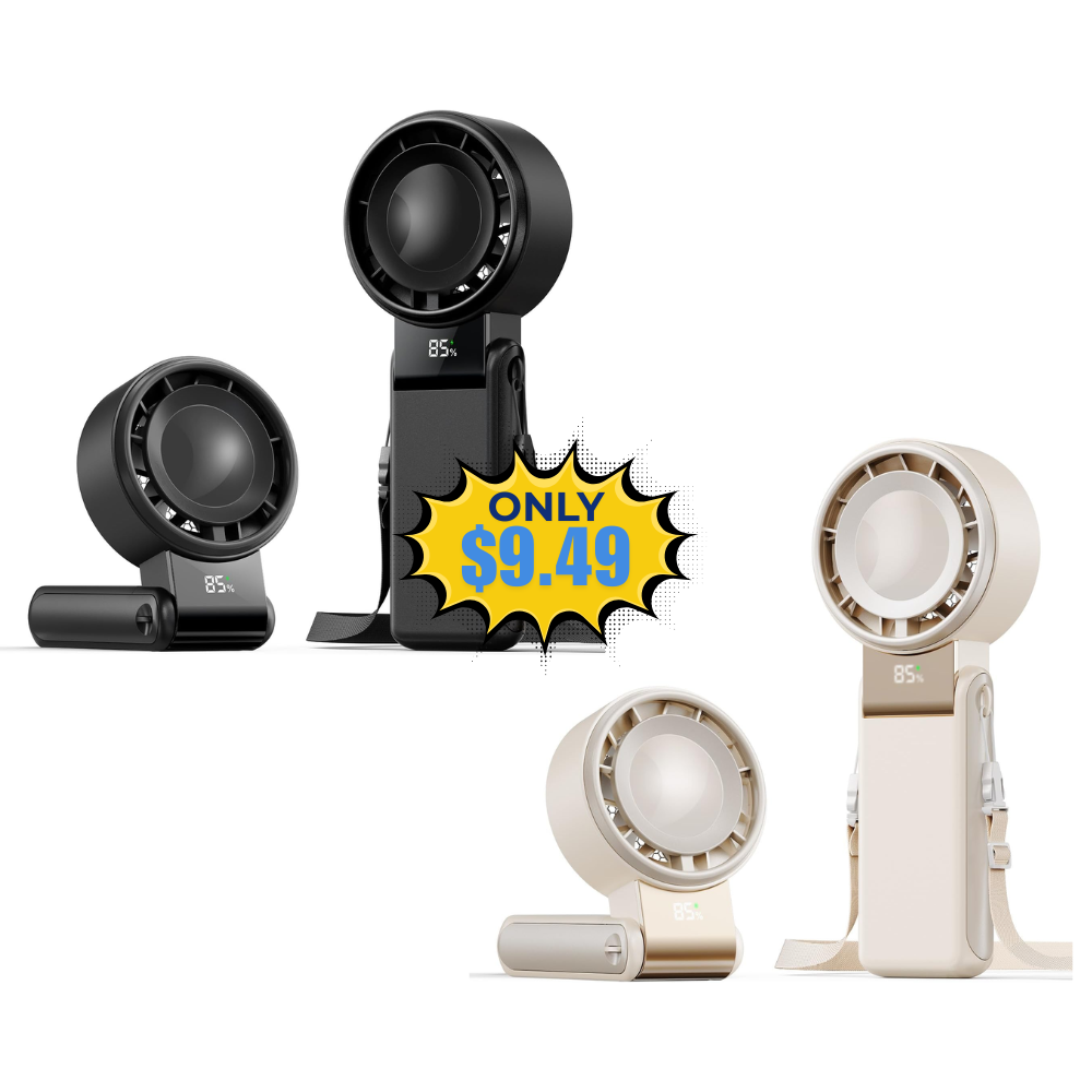 SHEWIND Folding Handheld Mini Fan Deal: Save 17%