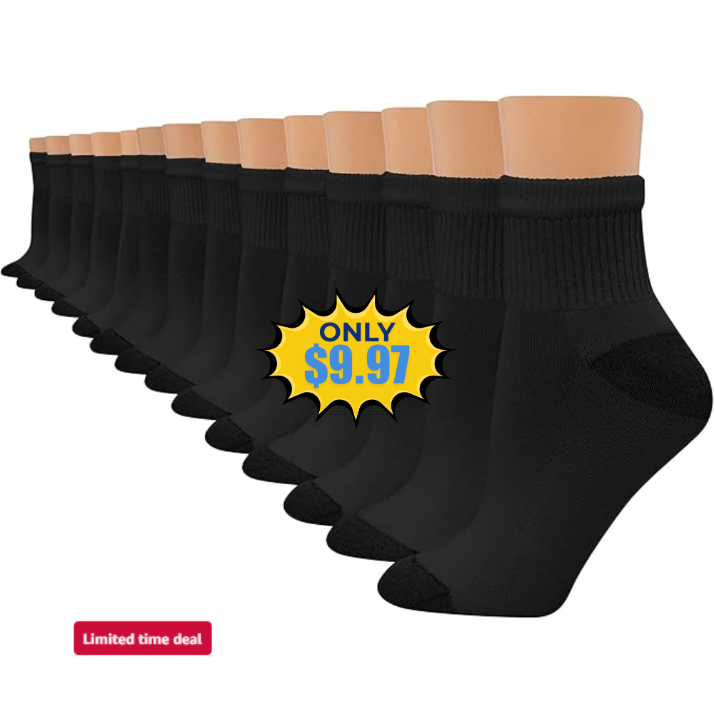 Hanes Women’s Ankle Socks Multi Pack Deal: Save 50%