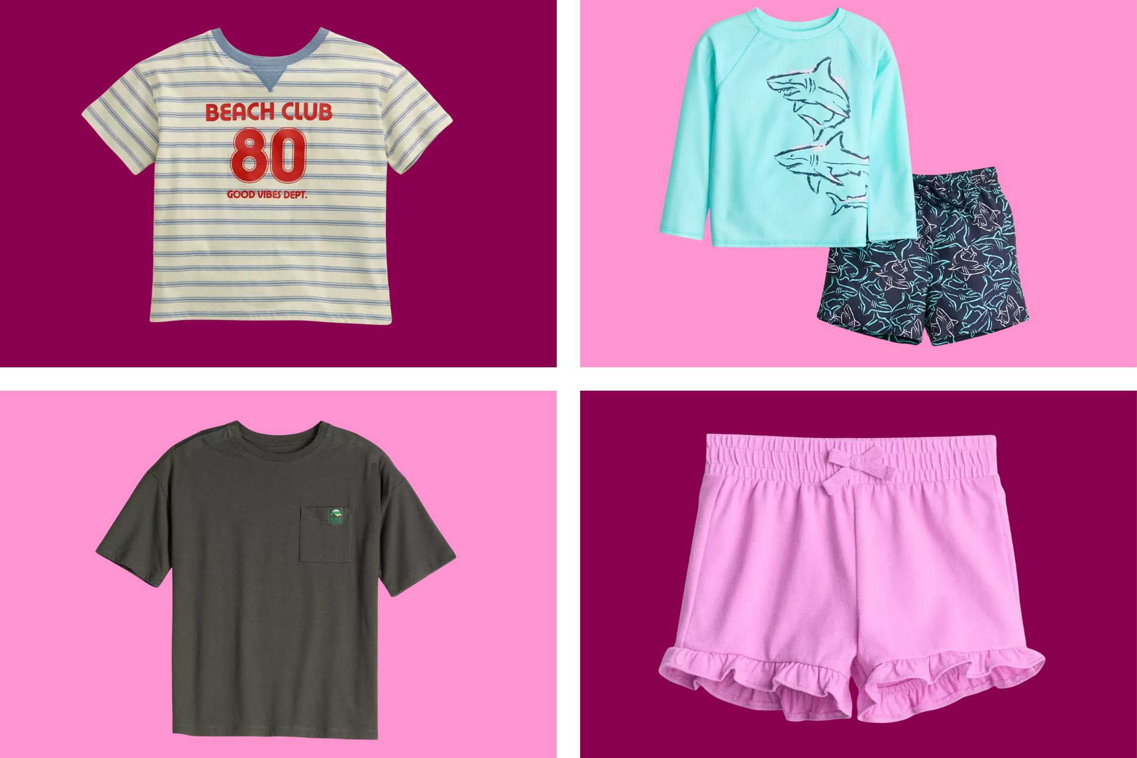 Shop Kids’ Summer Clothes at Kohl’s: Prices Start at Only $4 at Kohl’s