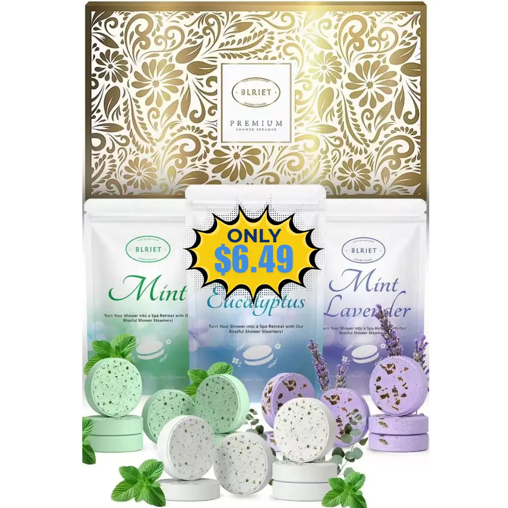 Shower Steamers Aromatherapy 18 Pack Deal: Use Promo Code QORYK9VK