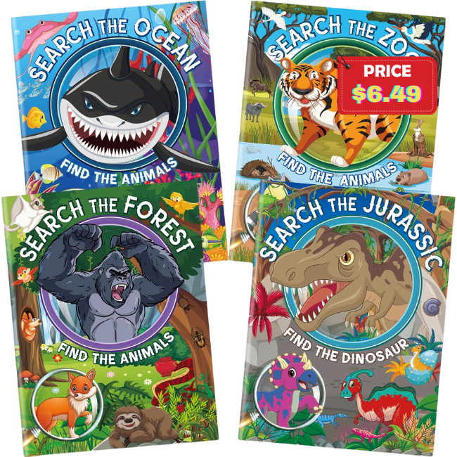 4 Pack Puzzle Book Deal: Save 50%