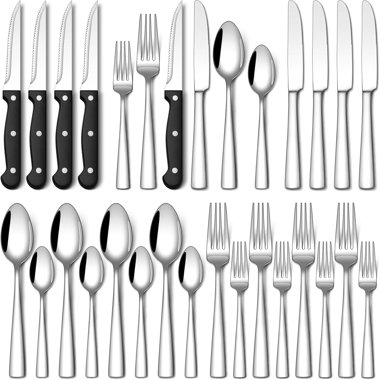 $14.99 24 Piece Silverware Set Only $14.99 (Reg. $21.99) at Amazon