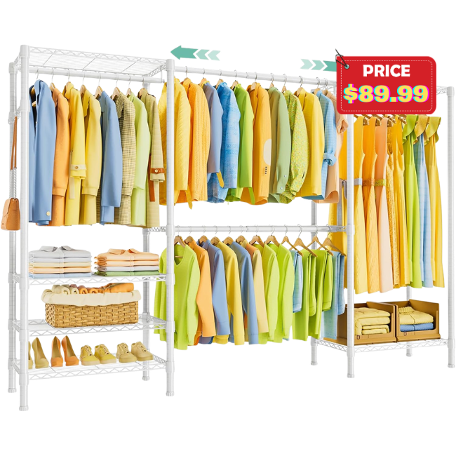 Expandable Heavy Duty Clothes Rack Deal: Save $40