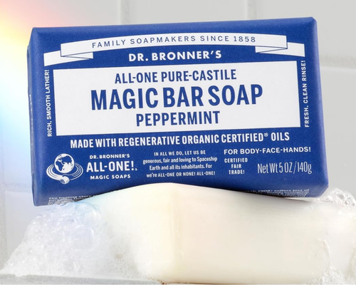Dr. Bronner’s Magic Soap Bar 6-Pack Shipped Deal
