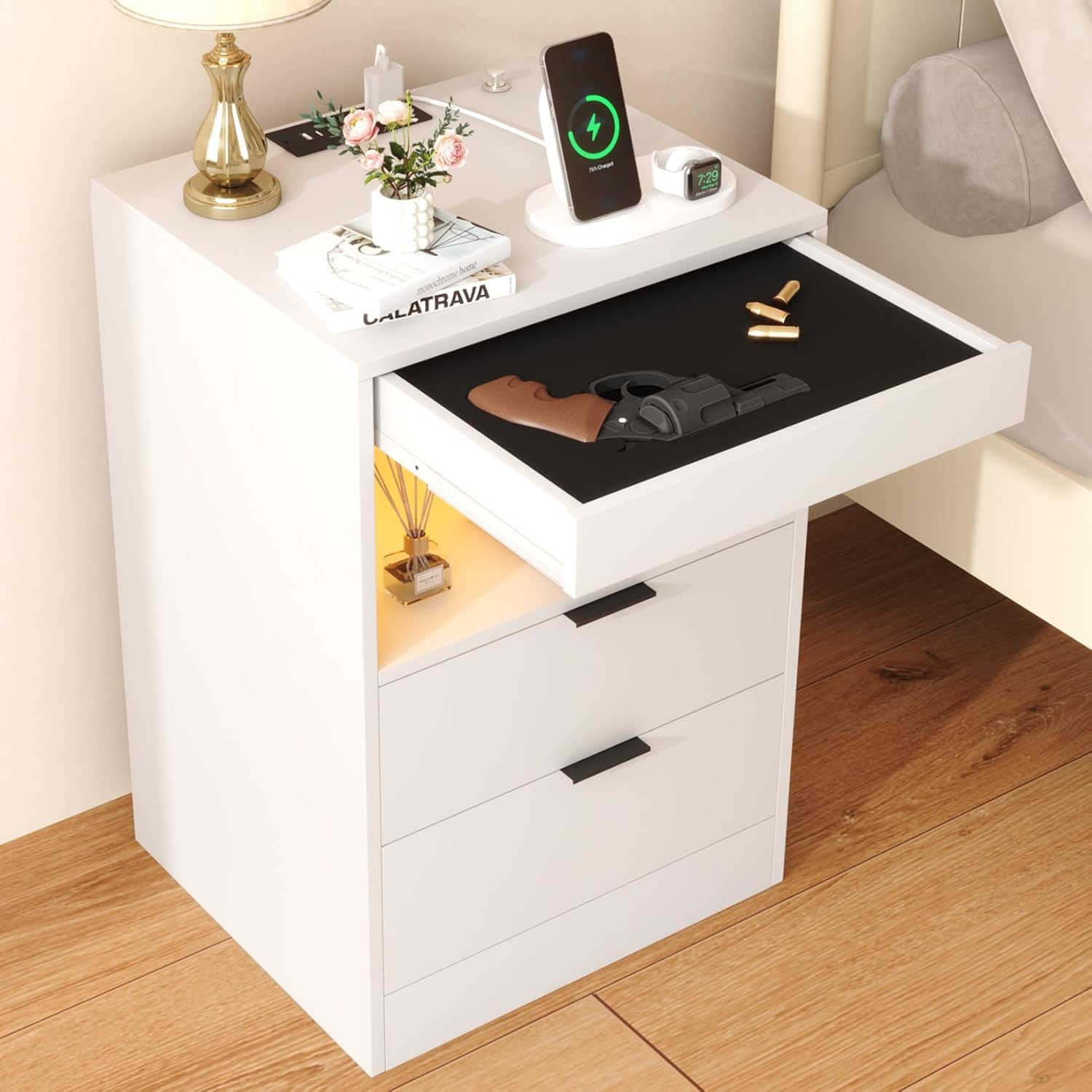 Yusong Night Stand with Gun Only $73.07 (Reg. $85.97) at Amazon