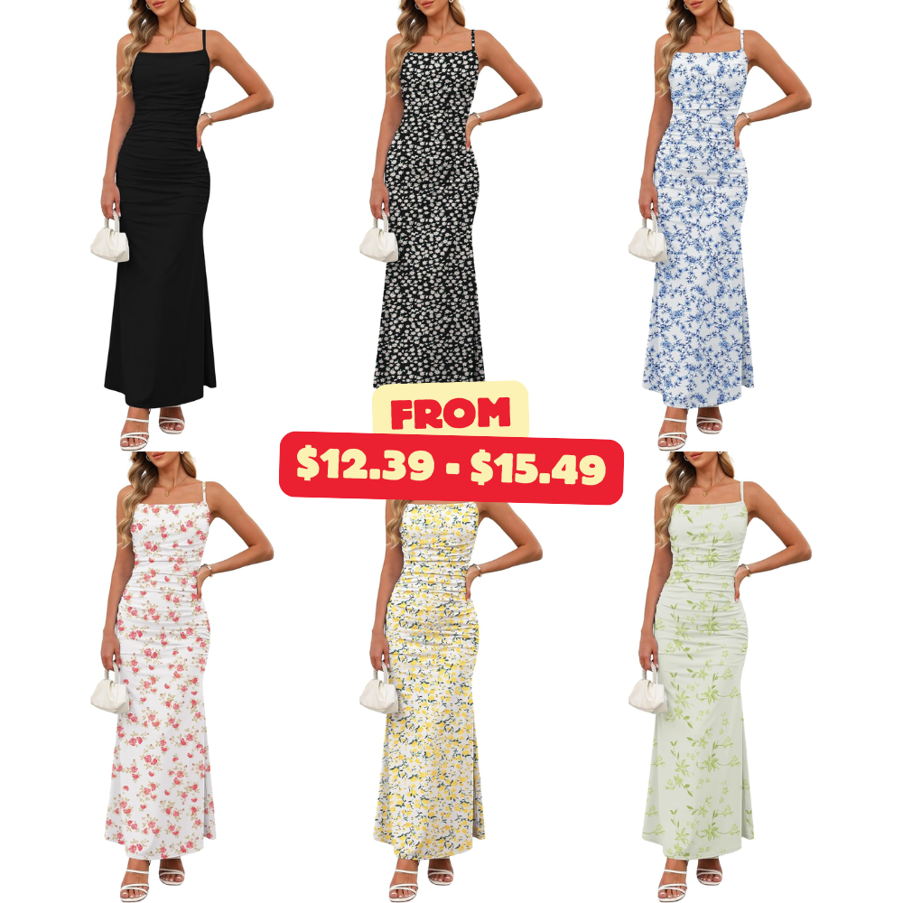 Women Spaghetti Strap Maxi Dress Sale: Save 35%