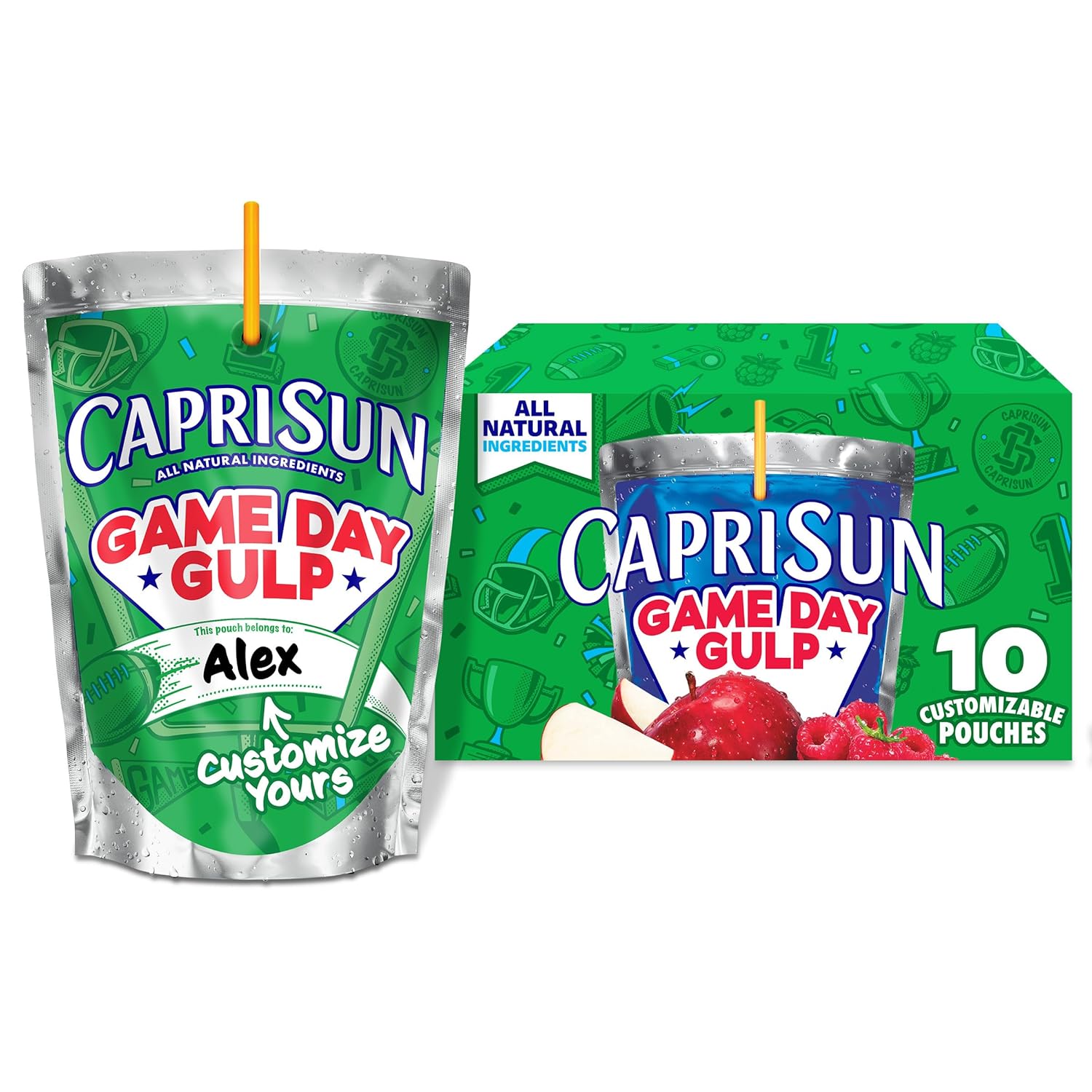 Capri Sun Game Day Gulp Juice 10-Pack for deal at Amazon