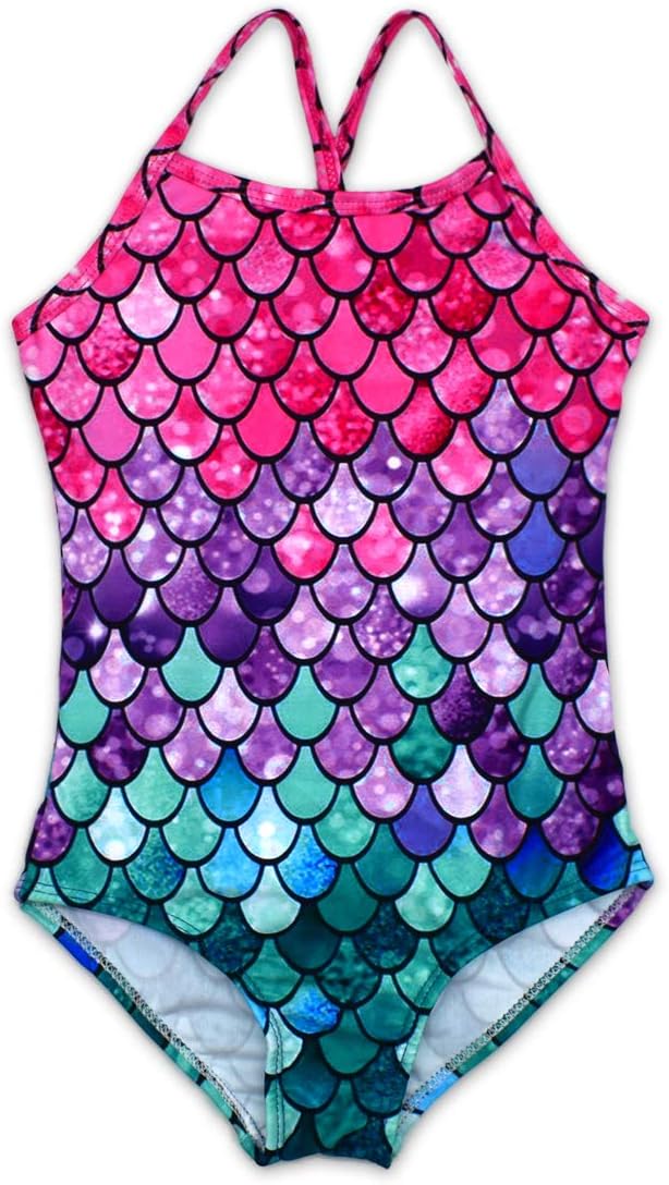 HONISEN Girls One Pieces Swimsuit Cute Swimwear Bathing Suit deal at Amazon