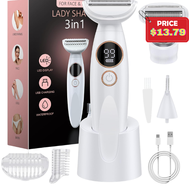 3 in 1 Bikini Trimmer Deal: Save 40%