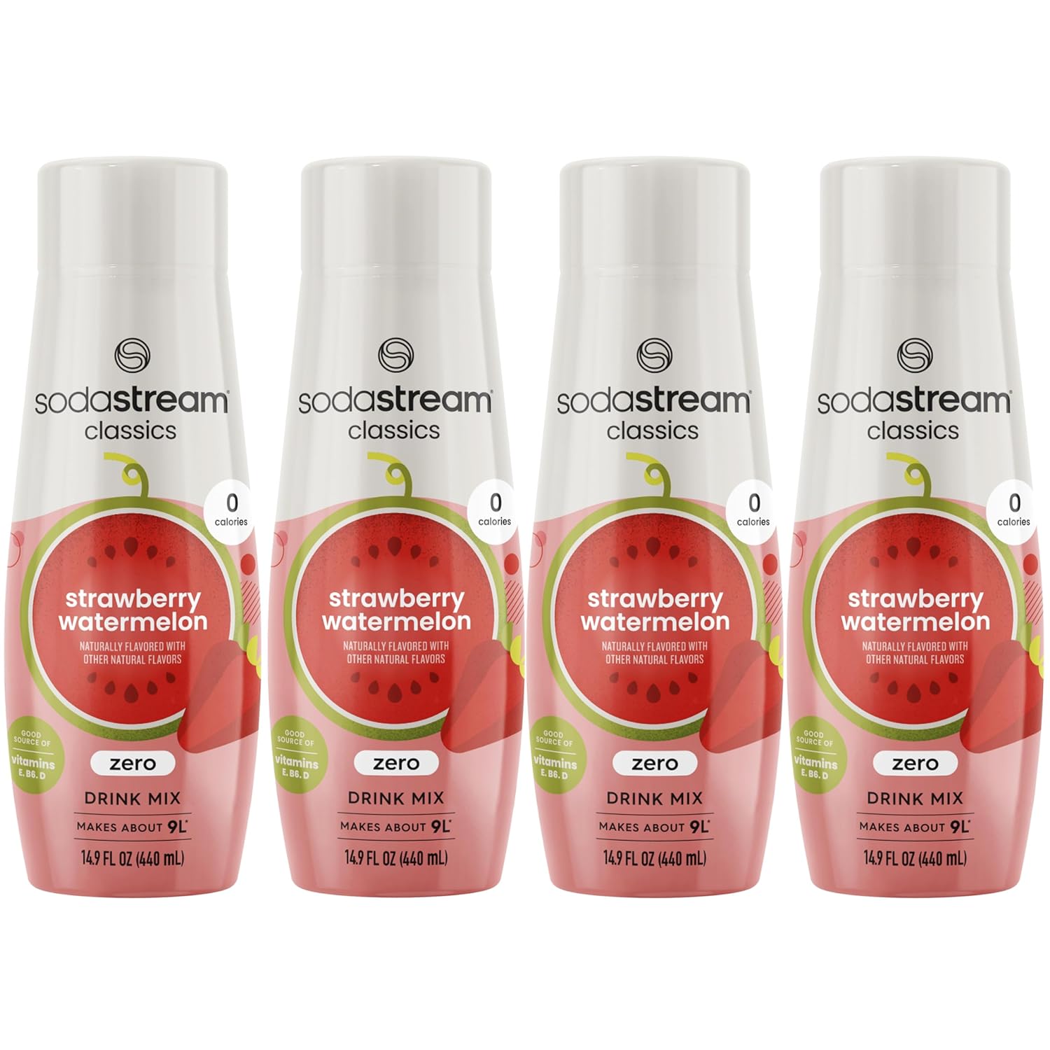 SodaStream Zero Strawberry Watermelon 4ct Drink Mix $8 Amazon deal