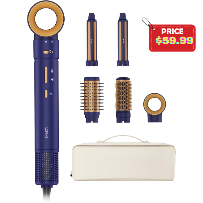 5 in 1 Multi Hot Air Styler Wrap Deal: Save 50%
