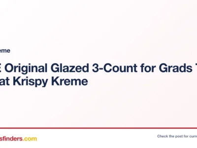 Krispy Kreme deal card