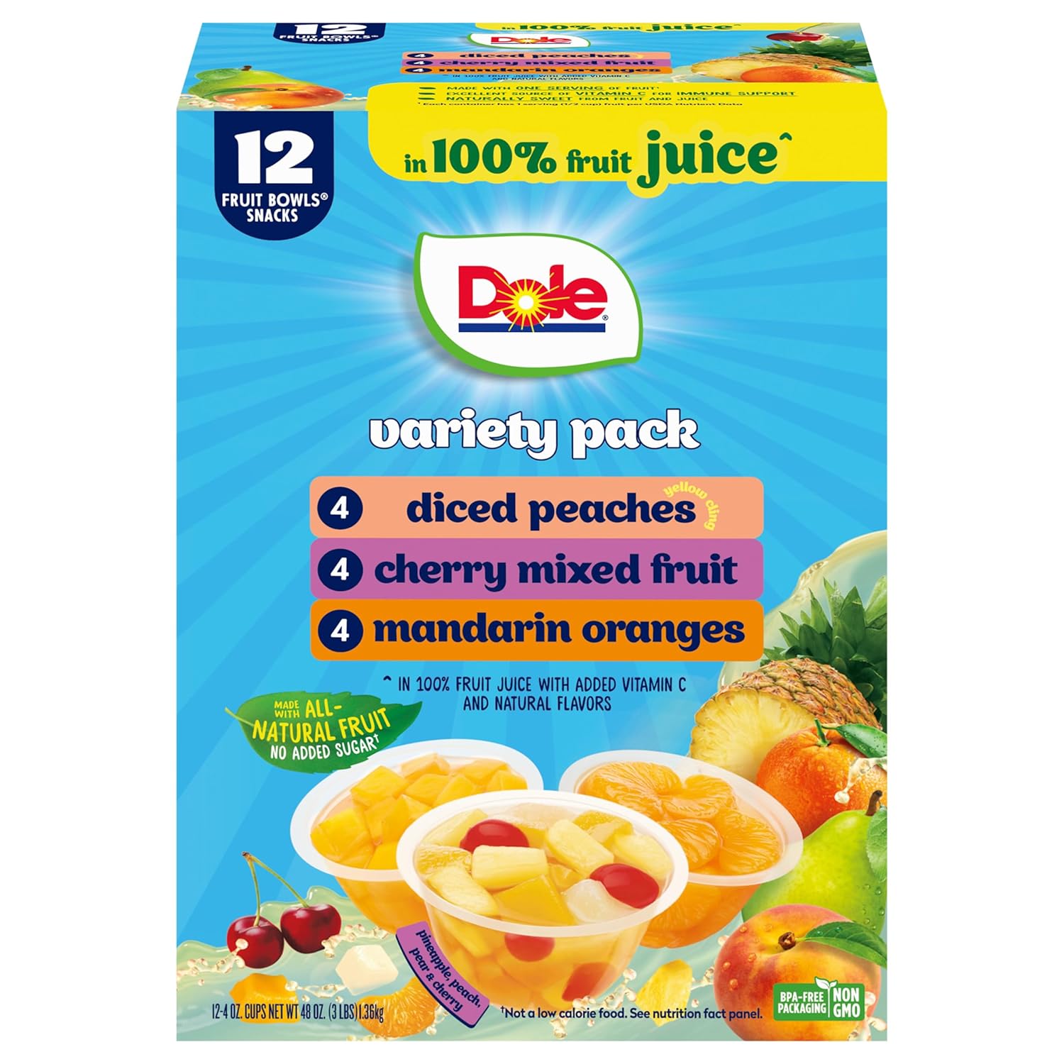 Dole Fruit Bowls 12-Pack for Only $9.14 (Reg. $9.14) at Amazon