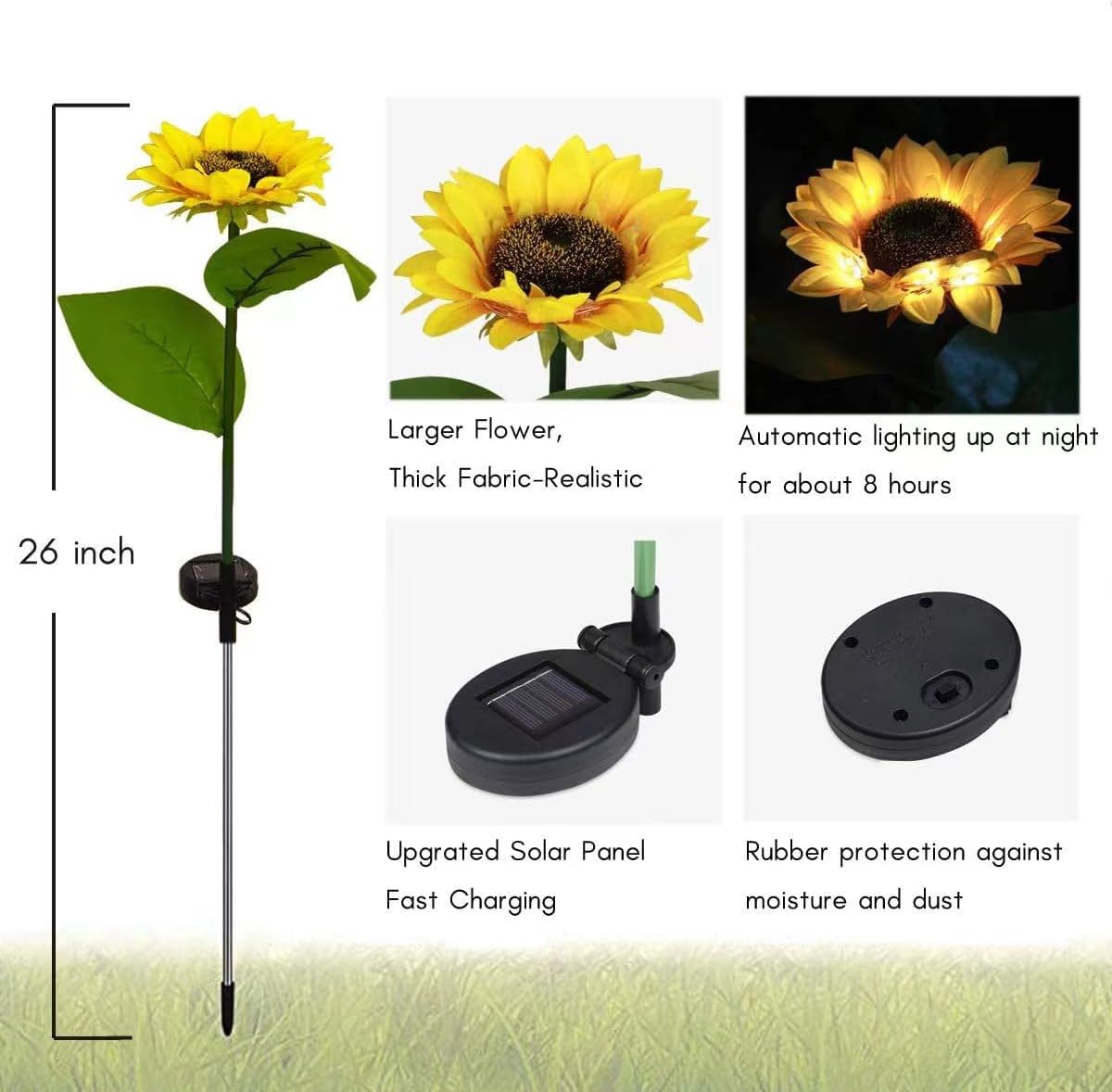 Solar Stake Lights 2-Pack for Only $29.99 at Amazon