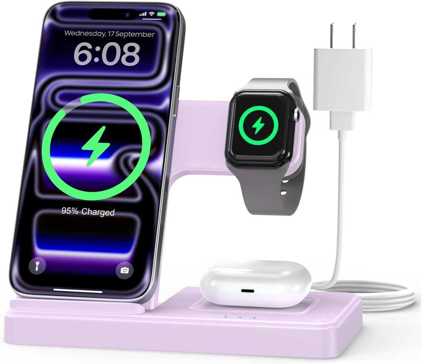 3-In-1 Wireless Charger Station Only $23.96 (Reg. $29.99) at Amazon