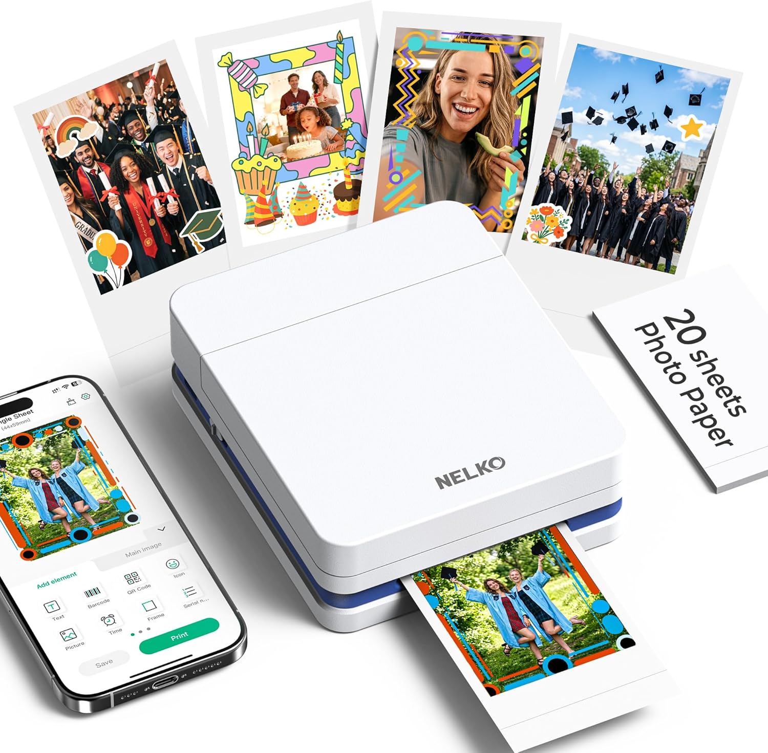 Nelko Mini Portable Photo Printer Promo: Limited-Time Deal
