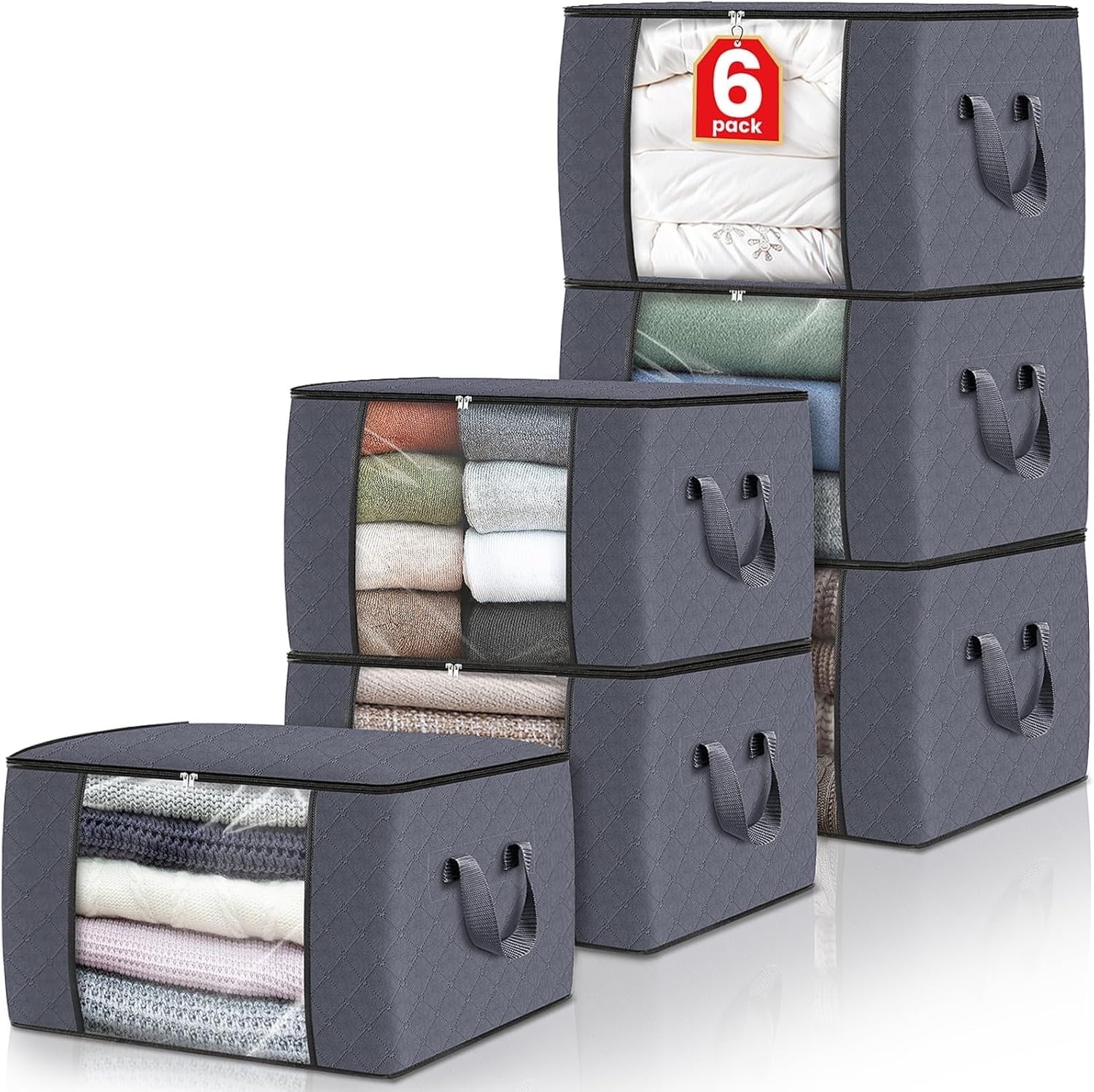 Fab Totes Storage Bags 6-Pack Only Only $16.99 (Reg. $24) at Amazon