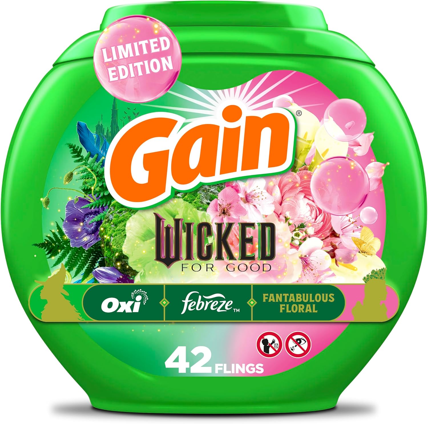 FOUR 42 Count Gain Flings Pods Only $9.xx at Amazon