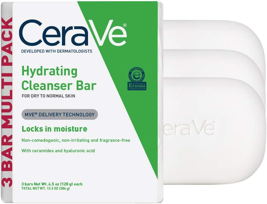 CeraVe Hydrating Cleanser Bar 3-Pack on Amazon sale