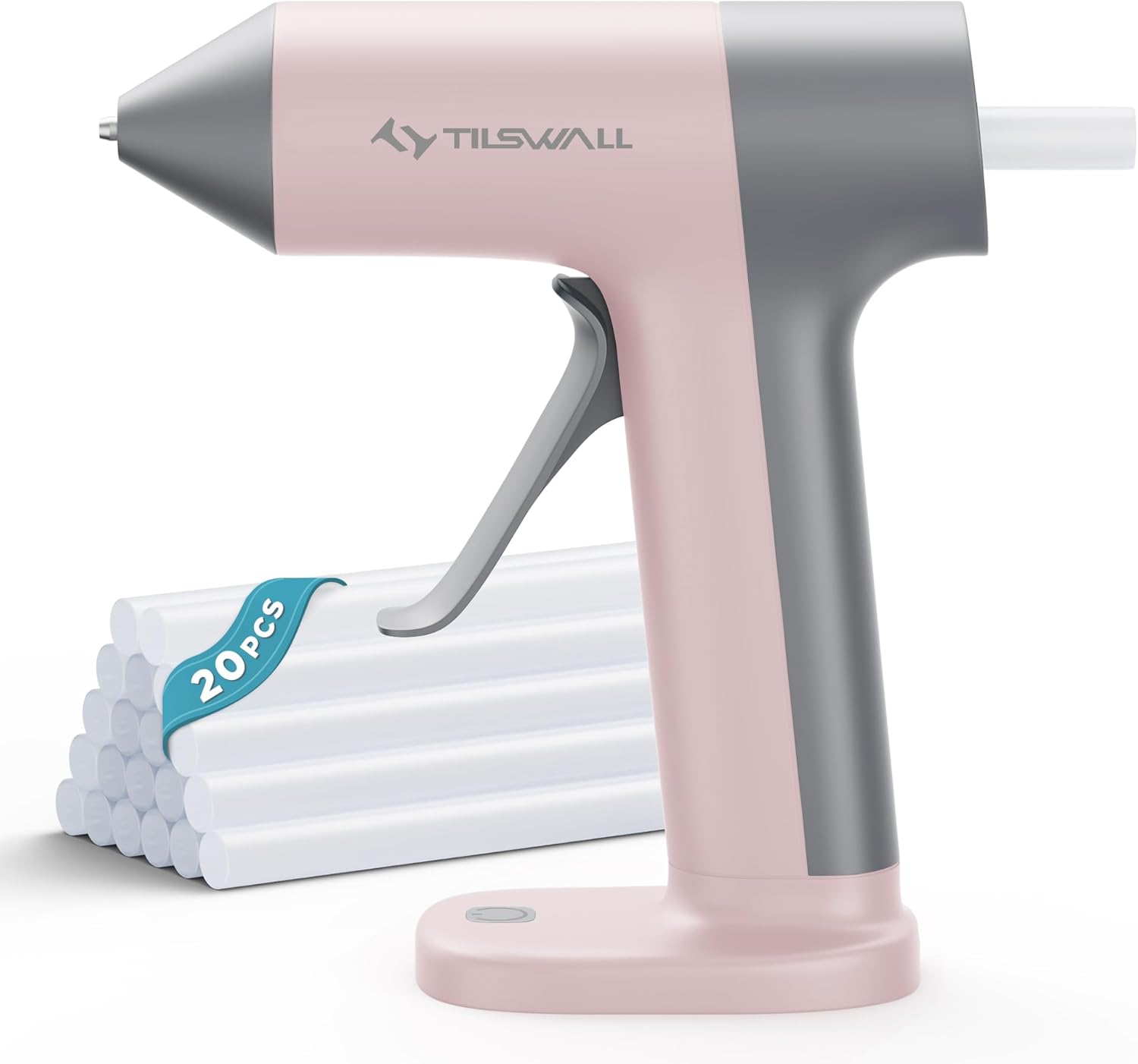 Tilswall Cordless Hot Glue Gun, 30s Fast Preheating with 2Ah deal at Amazon