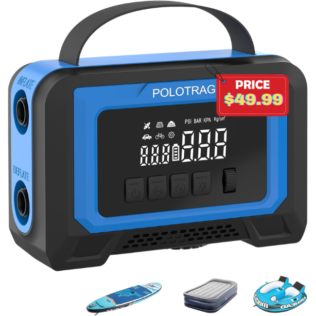 Electric Paddle Board Pump Rechargeable Deal: Save 50%