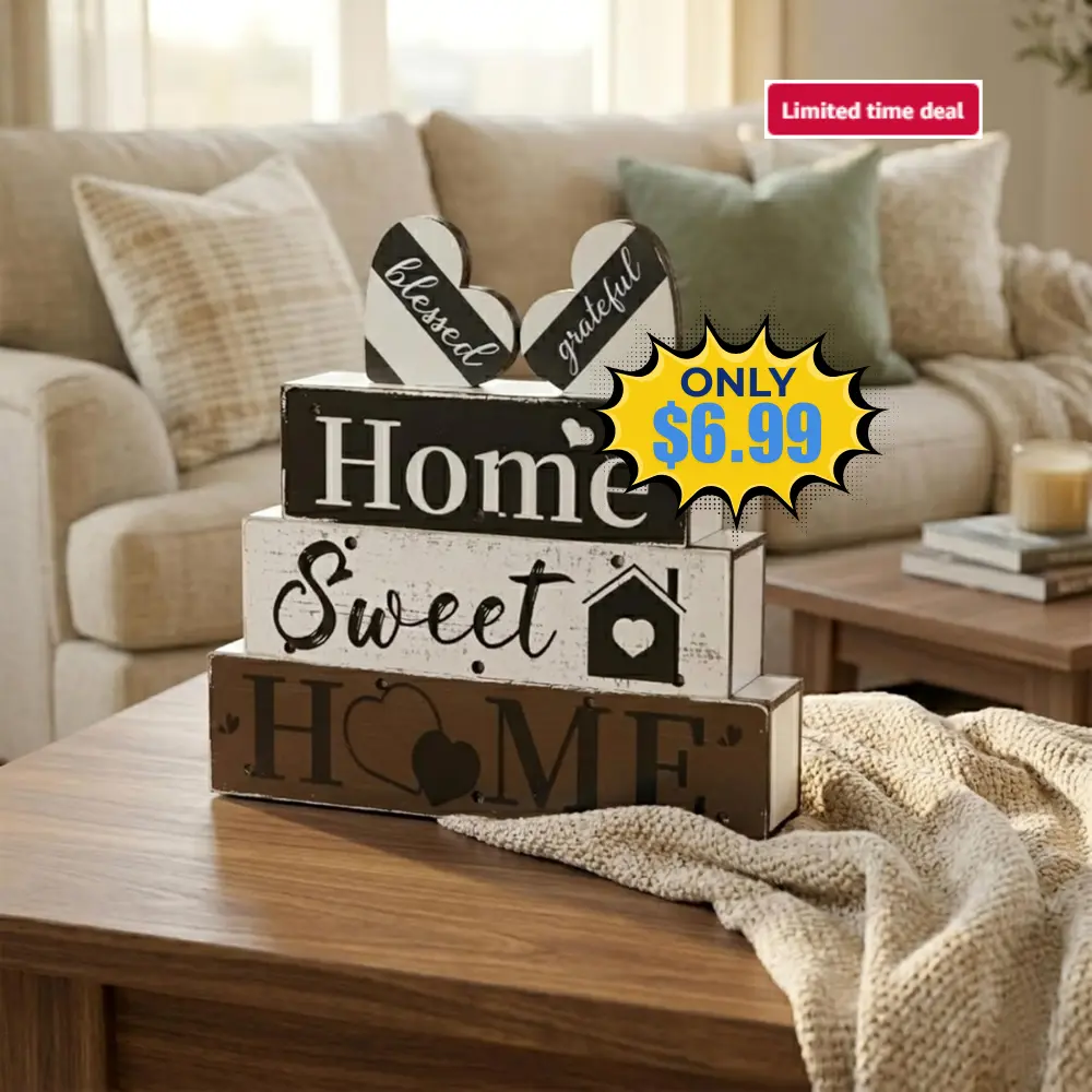2-in-1 Lighted Home Sweet Home Table Décor Deal: Save 56%