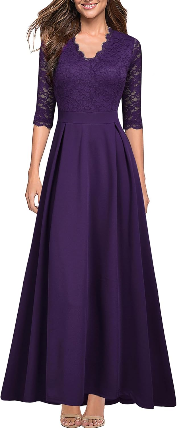 REPHYLLIS Mother of the Bride Dress in Purple on Amazon