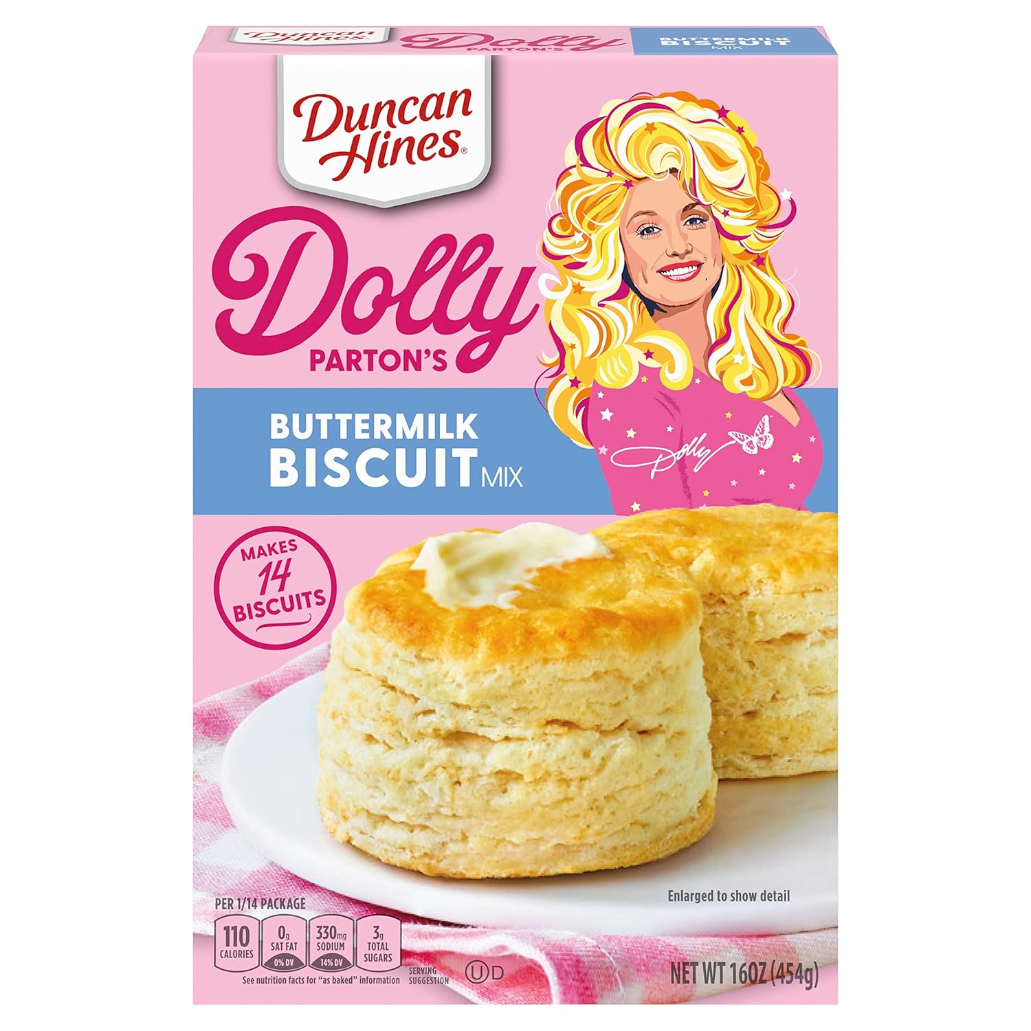 Duncan Hines Dolly Parton Buttermilk Biscuit Mix Only $3.13 at Amazon