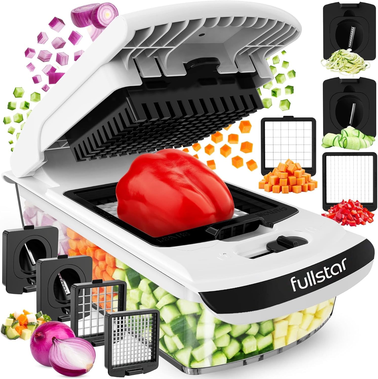 Fullstar Pro 4-in-1 Vegetable Chopper and Spiralizer Only deal at Amazon