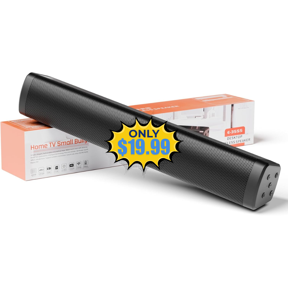 Dnil Portable Long Bar Speaker Promo: Save with Code WGBOU9ML