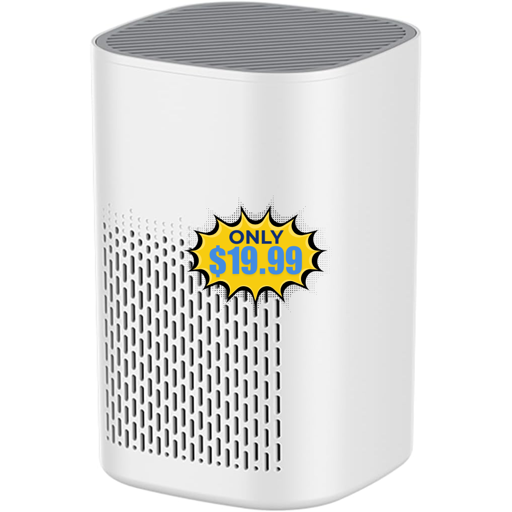 Quiet Compact Air Purifier Promo: Save with Code YYQI3RZO