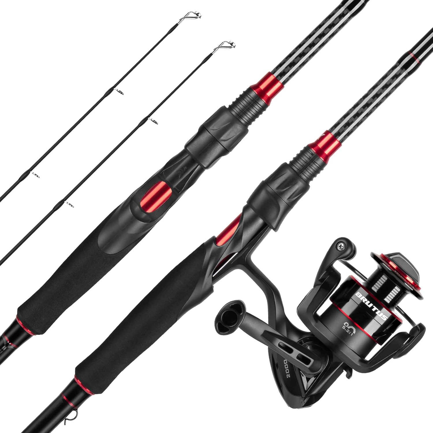 KastKing Brutus Twin-Tip Spinning Fishing Combo on Amazon